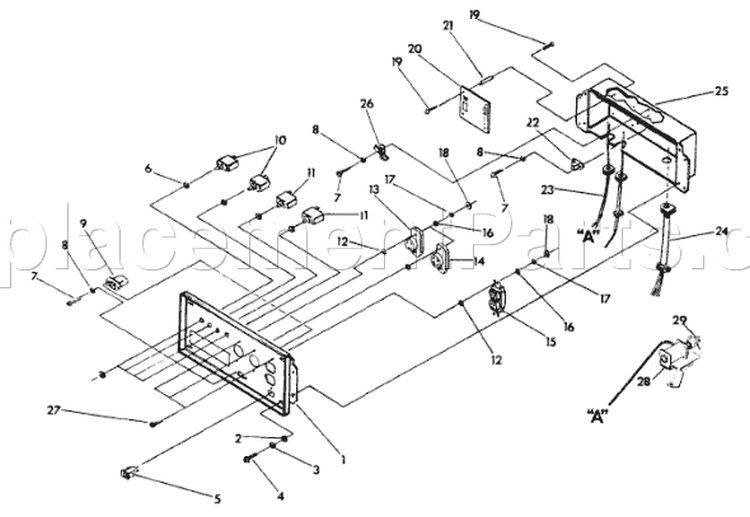 Page A Diagram and Parts List for 9797-2  Briggs and Stratton Generator